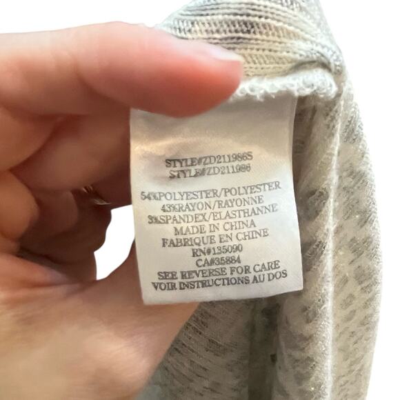 Z Supply Luna Hacci Knit Maxi Tank Dress Small Spotted Animal Print Ribbed Cozy - Picture 7 of 8